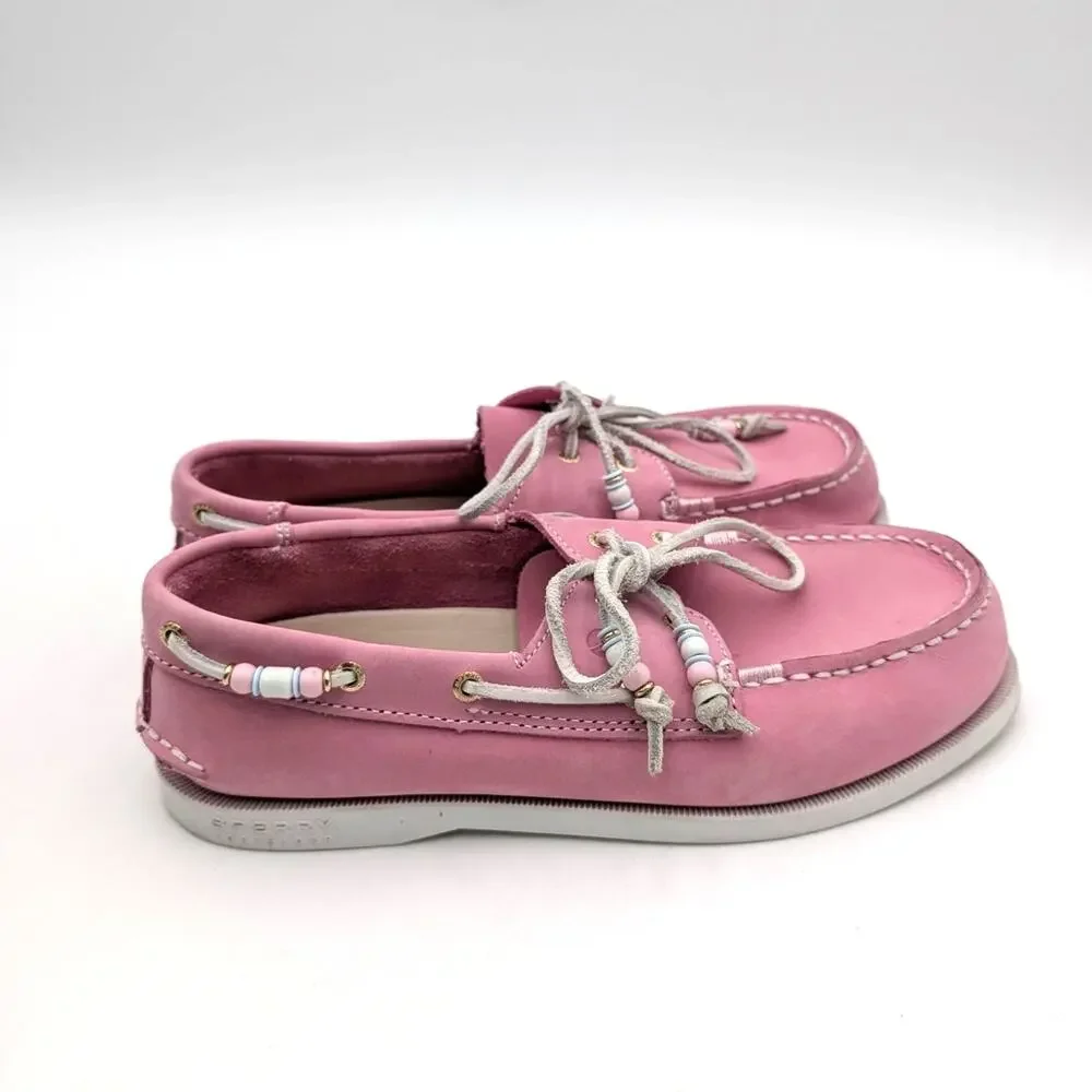 Sperry Authentic Original 2-Eye Boat Shoes Big Kid Mauve Size US5M EU37